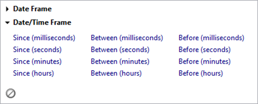 Date/Time Frame